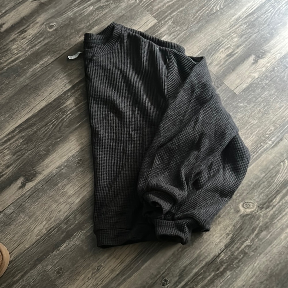 Cropped sweat shirt